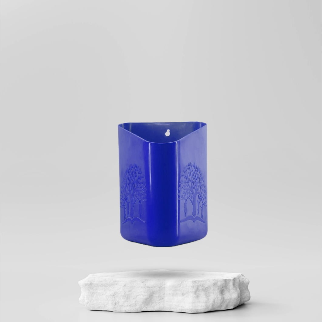 Buy 6" Wall Hanging Blue Plastic Pot ₹42.00 Online in Ahmedabad