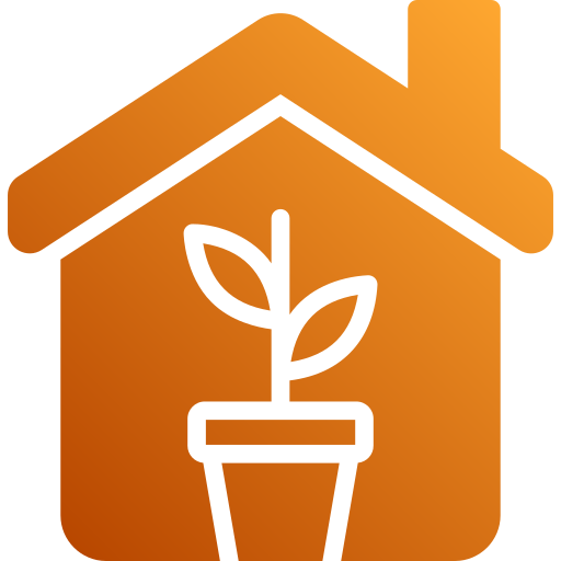 9" Hanging Yellowish Plastic Pot | house plants