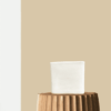 5" White Square Ceramic Pot