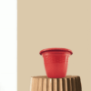 7" Designed Round Plastic Pot