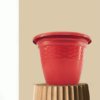 13" Designed Round Plastic Pot