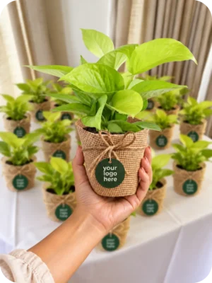 Golden Money Plant – Customised Bulk Gift